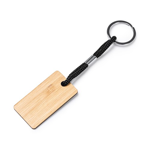 Wooden keychain available in two shapes, with poly Janete Wooden keychain available in two shapes, with poly Janete