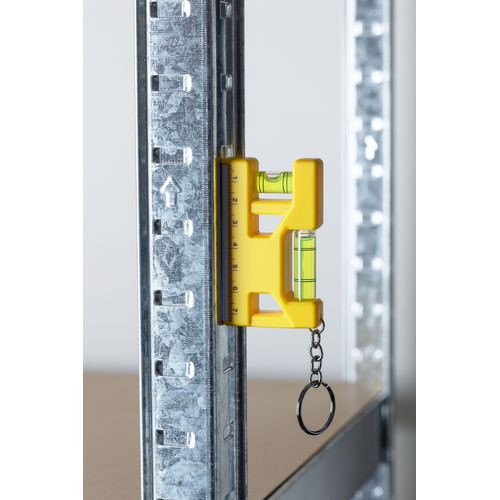 Recycled ABS spirit level keychain Indira Recycled ABS spirit level keychain Indira