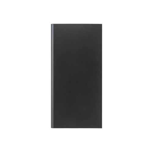 CLERK. 8.000 mAh power bank with solar panel in 100% recycled aluminium