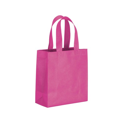80 g/m2 non-woven fabric mini shopping bag with gusset and short handles 80 g/m2 non-woven fabric mini shopping bag with gusset and short handles