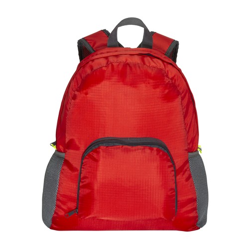 210D polyester ripstop foldable backpack, resealable in a pocket