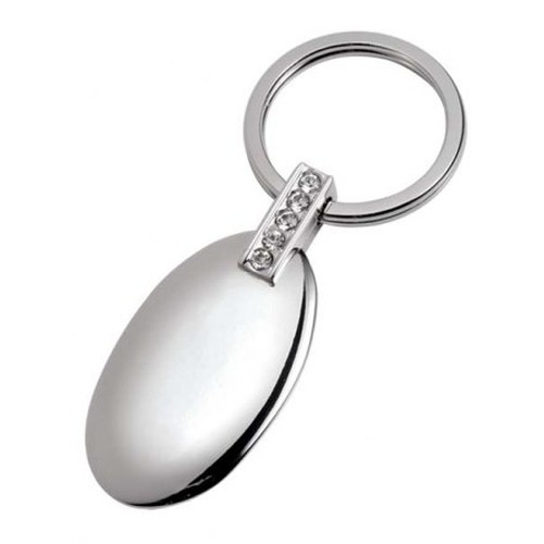 KEYCHAIN OVAL WITH CRYSTALS KEYCHAIN OVAL WITH CRYSTALS