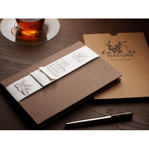 Cahier de café recyclé