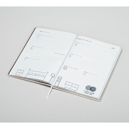 Mindnotes® diary in a LINO hardcover