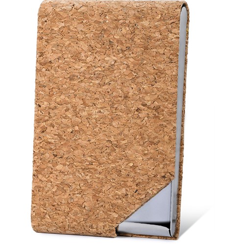 PORTE CARTE DE VISITE EN LIEGE ET MÉTAL PORTE CARTE DE VISITE EN LIEGE ET MÉTAL