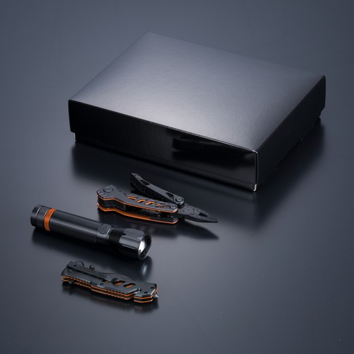 OPTIMA SET III-B: MULTITOOL, RESCUE KNIFE, AND LARGE FLASHLIGHT