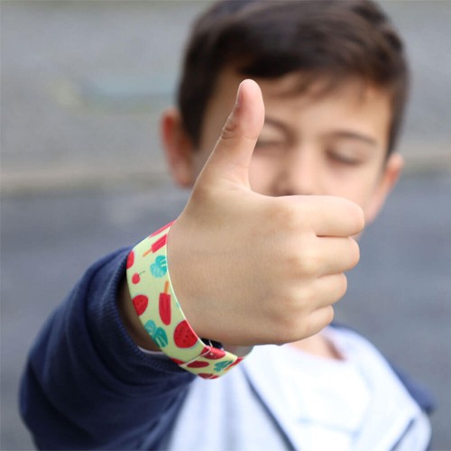 ELASTIC BRACELET 25X90MM 1 SIDE CUSTOMIZABLE