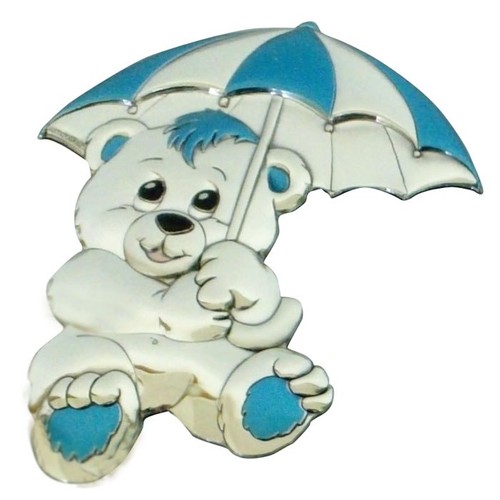 BLAZON BEAR LIGHT BLUE UMBRELLA BLAZON BEAR LIGHT BLUE UMBRELLA