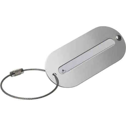 Aluminium luggage tag Isa Aluminium luggage tag Isa