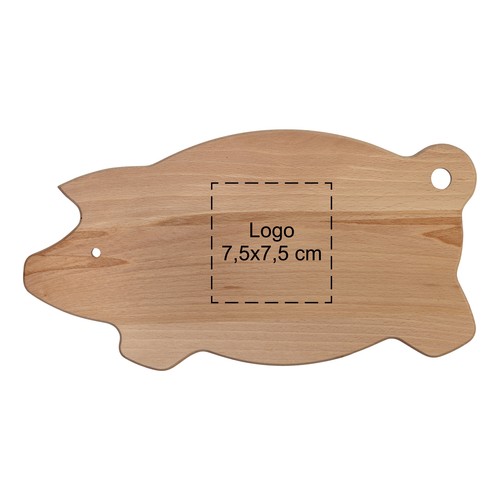 Tabla cerdo haya 29x15 cm