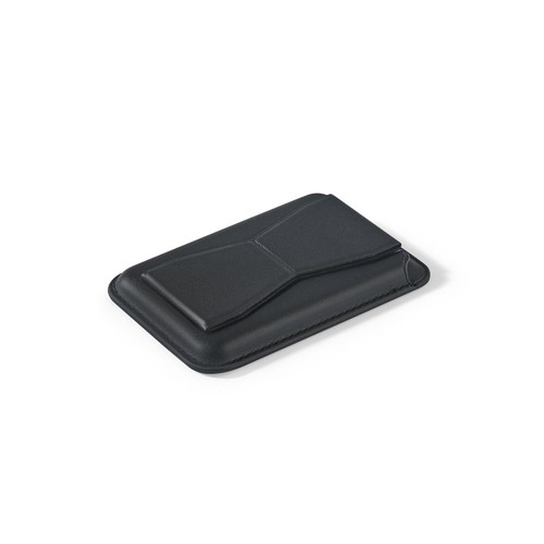 CONNOR. Magnetic PU card holder that attaches easily to the back of your mobile phone, with RFID blocking