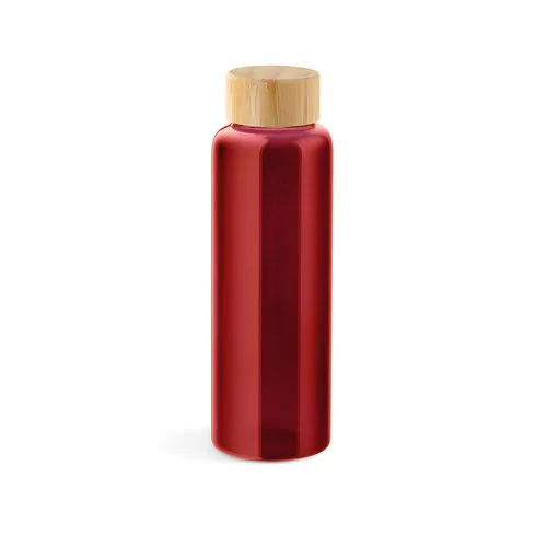 Indus Trinkflasche aus Borosilikatglas mit Bambusdeckel, 510 ml