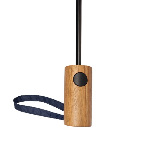 Mini parapluie 21" à ouverture auto en bois d'acacia Kaycey Mini parapluie 21" à ouverture auto en bois d'acacia Kaycey