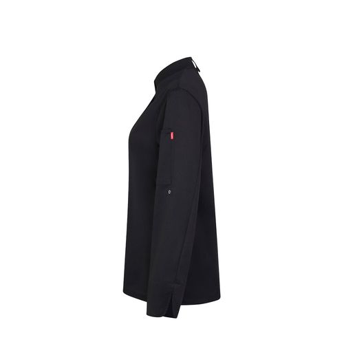 VL THOTH. Women's kitchen jacket (190 g/m²) made from cotton (35%) and recycled polyester (65%) VL THOTH. Women's kitchen jacket (190 g/m²) made from cotton (35%) and recycled polyester (65%)