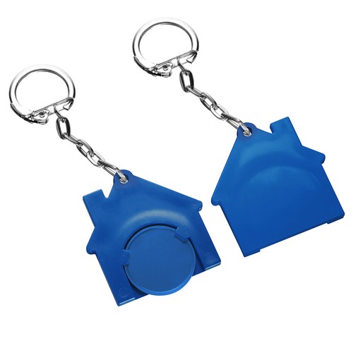 Porte-clés jeton1€ "Maison"