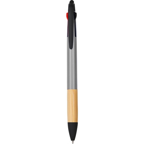 3 COLORS TOUCH SCREEN BALLPOINT PEN IN PLASTIC AND BAMBOO 3 COLORS TOUCH SCREEN BALLPOINT PEN IN PLASTIC AND BAMBOO