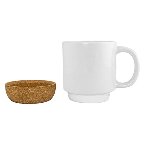 Mug with cork base Cromo Mug with cork base Cromo