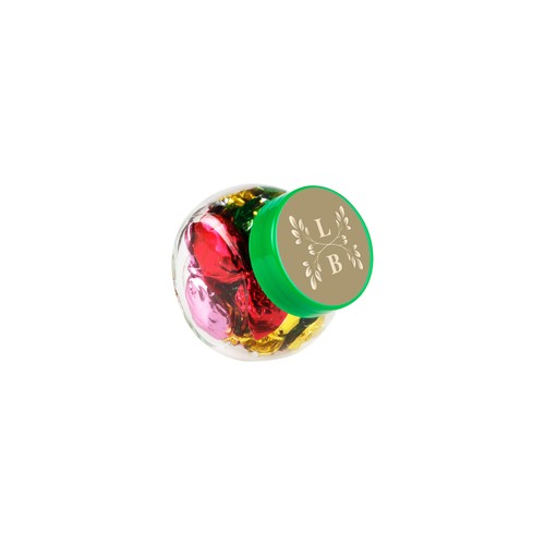 Micro pot en verre 50 ml, rempli de bonbons Micro pot en verre 50 ml, rempli de bonbons