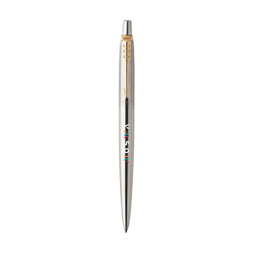 Parker Jotter Stylo recyclé en acier inox - bleu