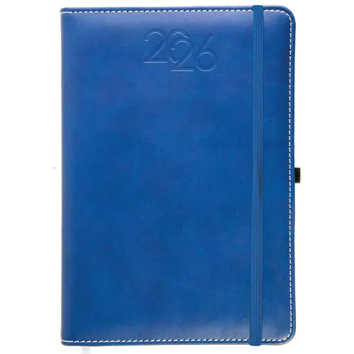 Agenda journalier 2026, couverture rigide en PU thermocollé avec piqûres sur les bords Agenda journalier 2026, couverture rigide en PU thermocollé avec piqûres sur les bords
