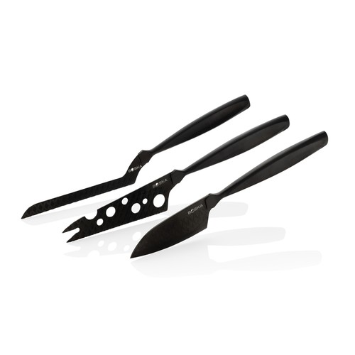 BOSKA Cheese Knife Set Monaco+ Black BOSKA Cheese Knife Set Monaco+ Black