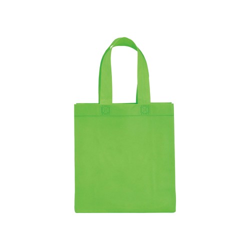 80 g/m2 non-woven fabric mini shopping bag with gusset and short handles