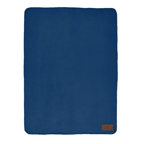 Coperta Pollock in rPET 180gsm. Patch personalizzabile Coperta Pollock in rPET 180gsm. Patch personalizzabile