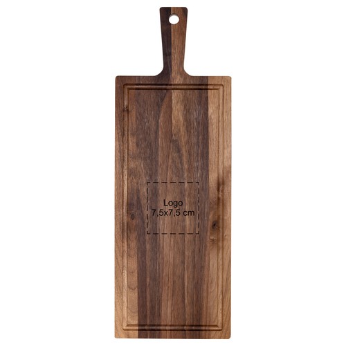 Walnut board with handle 48x17 cm
