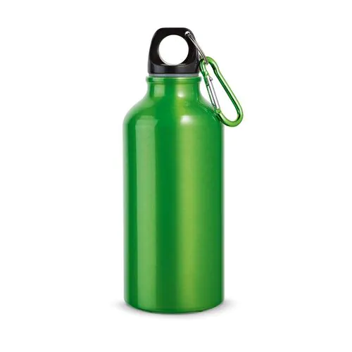 LANDSCAPE S. Bouteille de sport 400mL en aluminium avec mousqueton LANDSCAPE S. Bouteille de sport 400mL en aluminium avec mousqueton