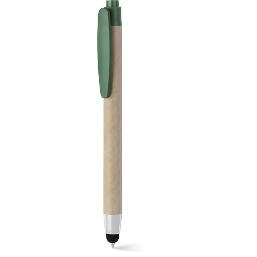 TOUCH SCREEN BALLPOINT PEN IN PLASTIC AND RECYCLED CARDBOARD TOUCH SCREEN BALLPOINT PEN IN PLASTIC AND RECYCLED CARDBOARD