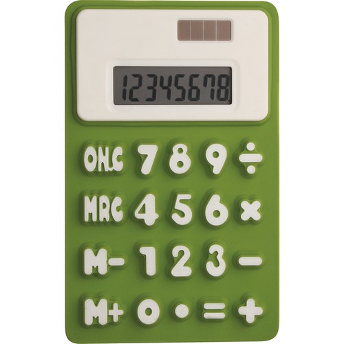 8 DIGIT RUBBER AND PLASTIC CALCULATOR 8 DIGIT RUBBER AND PLASTIC CALCULATOR