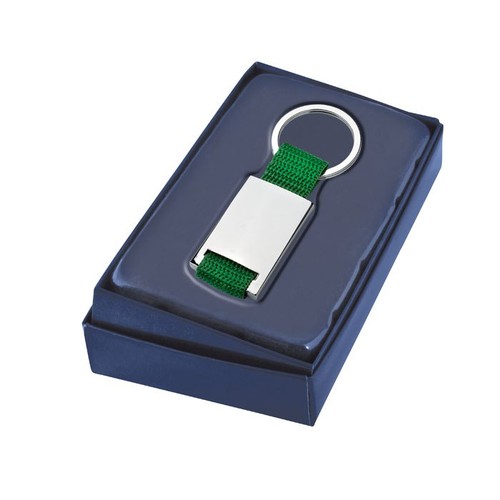 KEYCHAIN SATIN - NYLON GREEN KEYCHAIN SATIN - NYLON GREEN