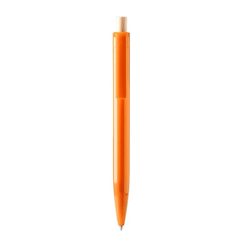 Stylo à bille avec mécanisme à clic, bouton en bam Cássia Stylo à bille avec mécanisme à clic, bouton en bam Cássia