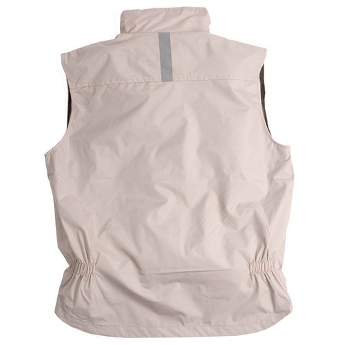 Chaleco forrado con red.