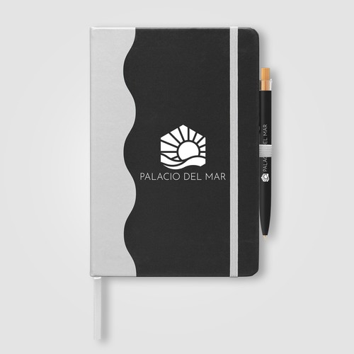 Carnet Grete à motif vagues + stylo - A5 Carnet Grete à motif vagues + stylo - A5