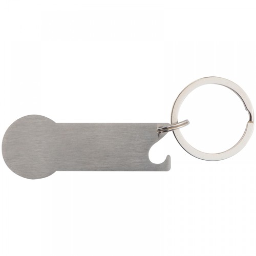 Keyring with shopping cart chip Keyring with shopping cart chip