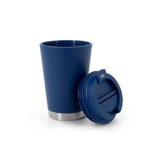 FIGLIOLI. Tazza da viaggio in PP a doppia parete, a prova di perdite FIGLIOLI. Tazza da viaggio in PP a doppia parete, a prova di perdite