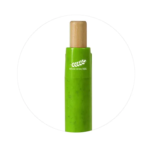 PENNA A SFERA CON REFILL BLU IN PAGLIA DI GRANO+ABS E BAMBÙ