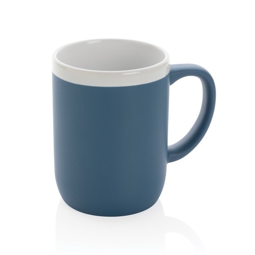 Ceramic mug with white rim 300ml Ceramic mug with white rim 300ml
