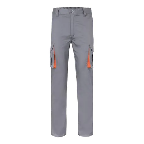 VL FIDES. Two-tone, multi-pocket stretch trousers (240g/m²), in cotton (46%), EME (38%) and polyester (16%) VL FIDES. Two-tone, multi-pocket stretch trousers (240g/m²), in cotton (46%), EME (38%) and polyester (16%)