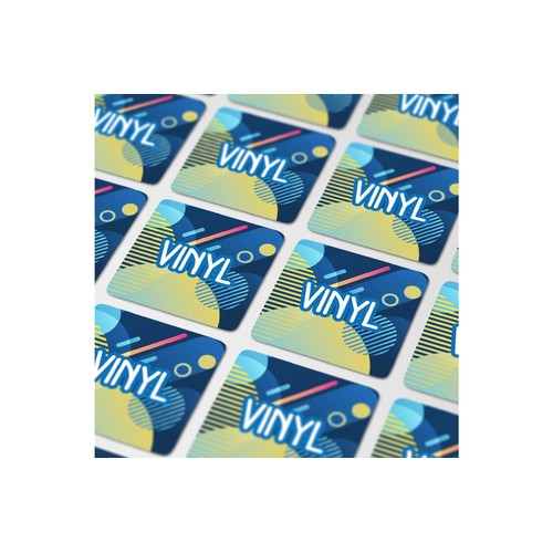 Vinyl Sticker Kwadratowy 50x50mm