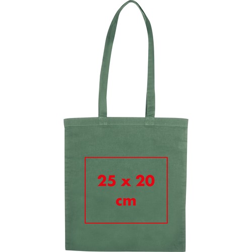 Cotton bag with long handles Cotton bag with long handles