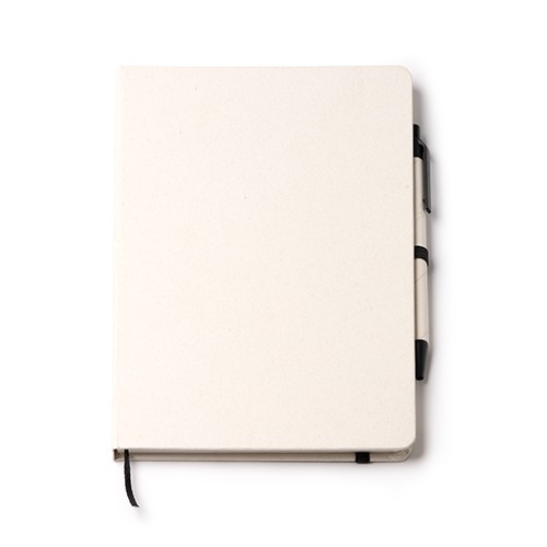 Carnet A5 avec couverture rigide. Fermeture élasti Arlete