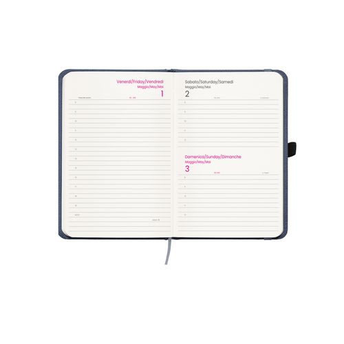 Daily Planner 2026, hardcover made of recycled PET with a mélange effect Daily Planner 2026, hardcover made of recycled PET with a mélange effect