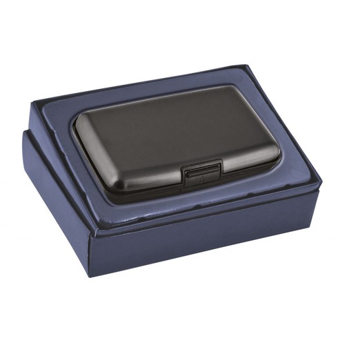 PORTABIGLIETTI ALLUMINIO NERO PORTABIGLIETTI ALLUMINIO NERO