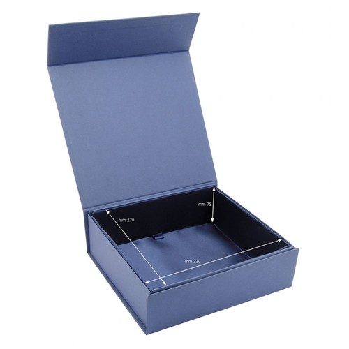 BLUE FOLDING BOX 280X230X80mm