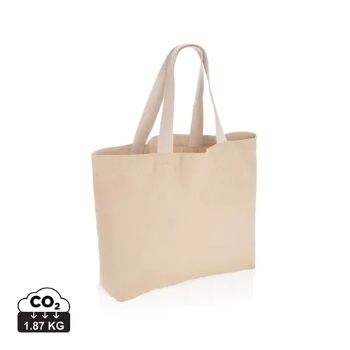 Impact Aware™ recycled canvas XL draagtas 240gsm ongeverfd