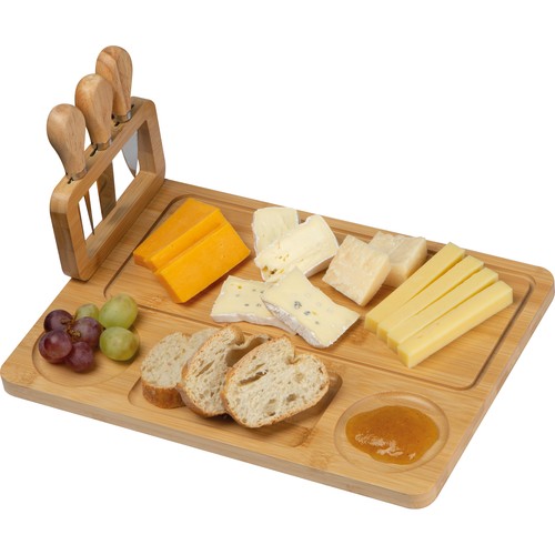 Bamboo cheese set