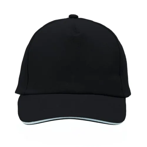 Adult brushed cotton sandwich 5 panel cap Adult brushed cotton sandwich 5 panel cap