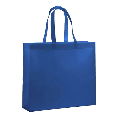 80 g/ m2 R-pet heat-sealed shopping bag with gusset 80 g/ m2 R-pet heat-sealed shopping bag with gusset